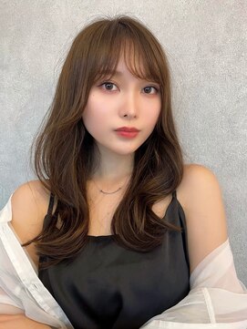 ルームバイシー 新宿(Loom. by Sea) 新宿/韓国ヘア/髪質改善/グレージュカラー/黒髪/ココアベージュ