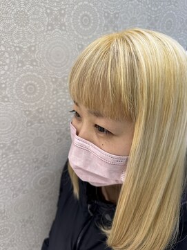 ジュール くずは駅前(Jour) 前髪デザインカラー