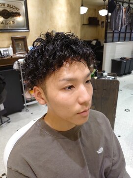 ルドローブラントオオサカ(LUDLOW BLUNT Osaka) 【LUDLOW BLUNT】スパイラルパーマ ショートマッシュ