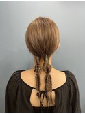 ツインテールアレンジ