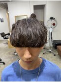 【RYUYA】束感ツーブロックマッシュ緩めスパイラルパーマ
