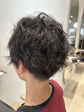 ビオラバイフーガ 綱島(Viola by FUGA) 波巻き、スパイラルのミックスパーマ