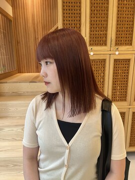 キコ 肥後橋店(kico) baby pink × medium hair