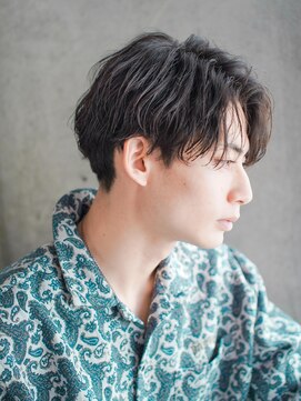 アルファ 新宿(alpha) フェザーパーマ/刈り上げセンターパート/サーフカール[新宿]