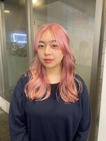 レコ 渋谷(LECO)&nbsp;コーラルピンクのハイトーンカラー