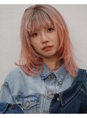 beige × baby pink *
