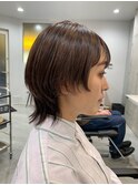 暖色ハイライトウルフ / 片平/川崎/美髪カラー/髪質改善/艶髪