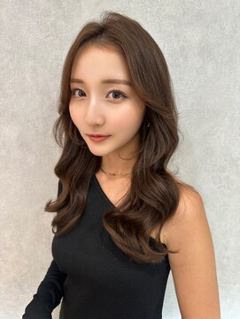 ロンド ルージュ 銀座店(Lond rouge) 簡単スタイリングヘアセンターパートゆるふわロングハイレイヤー