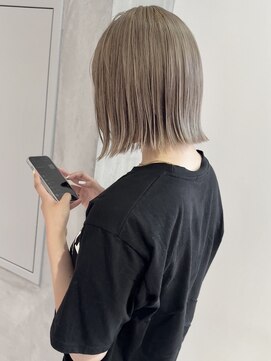 ヨーク(YOKE) 【YOKE】ミルクティーベージュヘーゼルベージュ縮毛矯正髪質改善