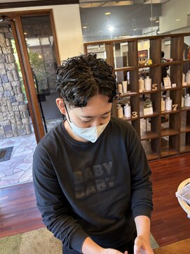 美容室 ルチア ハワイ(Luccica HAWAII) メンズマッシュ＆無造作パーマ