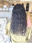 ロング×スパイラルパーマ
