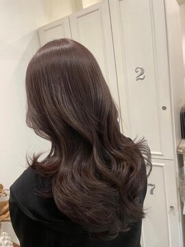 ティラベント 南船場店(tiravento) 韓国レイヤーカット/艶カラーブラウン