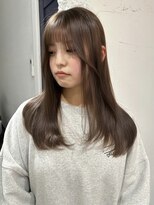 アルコイリスバイドールヘアー(ARCOIRIS by Dollhair)&nbsp;ココアブラウンベージュレイヤー韓国ヘア前髪艶髪透明感カラー
