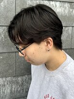 ヒュイル バイ ニアウ(Hwyl by Niau) メンズセンターパートニュアンスパーマメンズカットパーマ