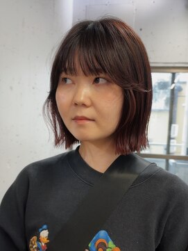 タロ(TALO) 【TALO】ボブとボルドーカラー