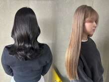 暗髪～ハイトーンまで艶と透明感のカラー[船橋/ブリーチ/ケアブリーチ/バレイヤージュ/シャドールーツ]
