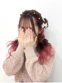 ガーリースタイル/心斎橋/ヘアメ/セットサロン