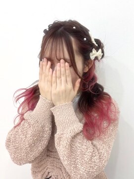 ゴート アミティ(G.O.A.T AMITY) ガーリースタイル/心斎橋/ヘアメ/セットサロン