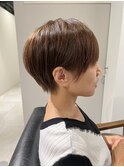重くならないマッシュショート◇夏向け
