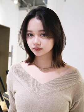 アイティーバイアルバム 松戸店(IT by ALBUM) 韓国ヘアくびれヘアくびれミディグレージュ_ba549082