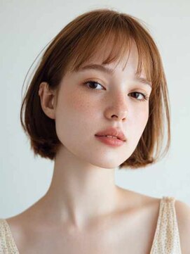 シェル 国分寺(shell) くびレイヤーエモージュグレージュカラーくびれショート/国分寺