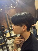 MEN'S HAIR/ダウンパーマ/センターパート/韓国スタイル
