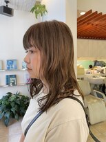 フューズ(Fuse)&nbsp;白髪ぼかしハイライト×ベージュカラー