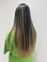 ブラウン(Brown)&nbsp;ミディアムヘア/デザインカラー/フェイスフレーミング/藤沢