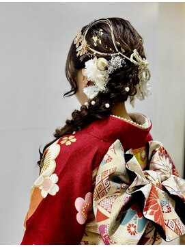 ラック 辻堂(LUCK) 【清水】成人式ヘア編み下ろし