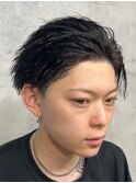 ツイストパーマ　パイルツイスト　縦落ちパーマ