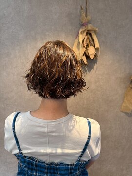 パーミル ヘア クマモト(permille ‰ hair Kumamoto) ミニボブ×パーマ