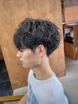 ヘアメイク ブーケ(HAIR MAKE Bouquet) 【山本智文】シャドウパーマメンズマッシュ