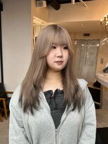 ソワンドブレスセルン 心斎橋(soin de brace cerne)&nbsp;ミルクティーベージュ/ハイトーンカラー/デザインカラー/心斎橋