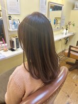 ヘアーデザイン モモ(Hair Design MoMO)&nbsp;ほんのり大人かわいいストロベリーブラウン♪