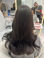 ロンドルピナス 小倉(Lond Lupinus)&nbsp;黒髪カタログ/オリーブグレー/ココアベージュ/小顔に見せるヘア