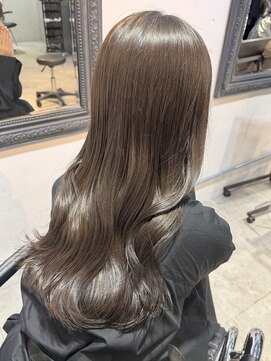 ノエル 池袋店(noel) manami×ミルクティーベージュ ブリーチなしダブルカラー