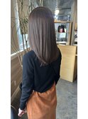 ロング/ストレート/グレージュ