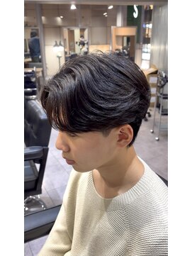 エクシア 渋谷店(EXCIA) 曲がる縮毛矯正 毛流れセンターパート