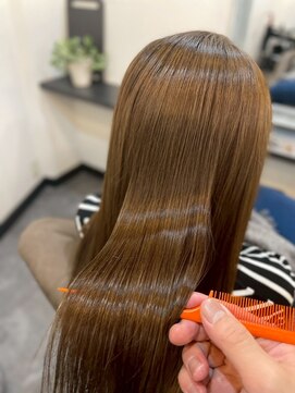 ベルポール(Bell port) 着物ヘア/大人ガーリー/ダークアッシュ/似合わせカット/芦屋駅