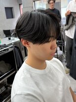 エルマーク 堺東(L-MARK) マッシュ/黒髪/ナチュラルマッシュ/メンズ/ツーブロック