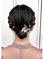 スタイル 横浜(STYLE)&nbsp;結婚式お呼ばれシニヨン／ヘアセット/アレンジ/タイト