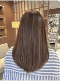 30代40代◎夏カラー◎大人ブラウンベージュハイライト×レイヤー