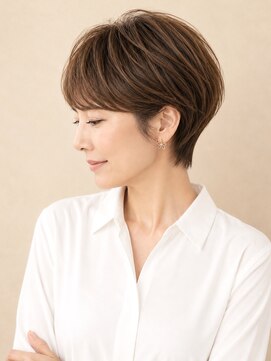 アビリタ(abilita) ショートカット 丸みショート 大人ショート 白髪染め 40代50代