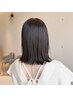 【夏色提案*理想の色へ】透明感カラー+カット ¥12,000