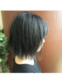 切りっぱなしボブ