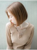 ワンカール透明感ボブ