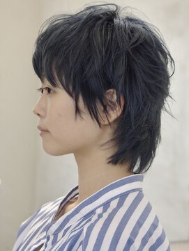 バレット(BALETT) スモーキーなダークカラーで個性が光る☆【白髪ぼかし/カラー】