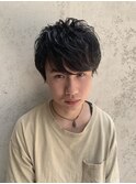 マッシュショート/ツーブロック/束感マッシュ/メンズショート