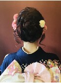編み込みアップセット