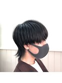 マッシュウルフ ウルフカット メンズカット レイヤーカット